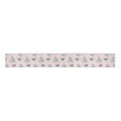 Ruban Gros-grain Coquette Pink Christmas Tree Grosgrain Ribbon (Devant)