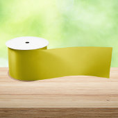 Ruban Gros-grain Couleur solide Citrine
