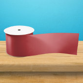 Ruban Gros-grain Couleur solide Vermillion anglais
