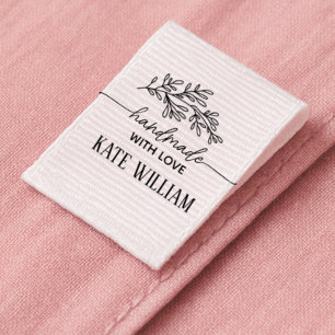 Ruban Gros-grain Coupe et couture Faite main avec amour Sur mesure