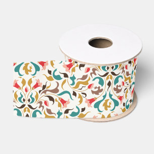 Ruban Gros-grain Couronne florale élégante romantique moderne de ma
