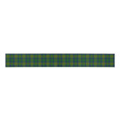 Ruban Gros-grain Cranstoun tartan vert bleu plaid (Devant)
