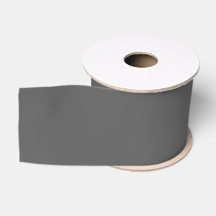 Ruban Gros-grain Créez Votre Propre Conception Personnalisée Gris F