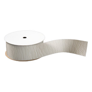 Ruban Gros-grain Crème blanche Faux Mariage en cuir