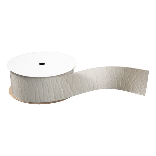 Ruban Gros-grain Crème blanche Faux Mariage en cuir (Bobine)