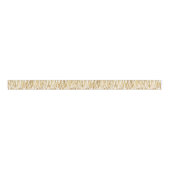 Ruban Gros-grain Crème Gold Zebra Print       (Devant)