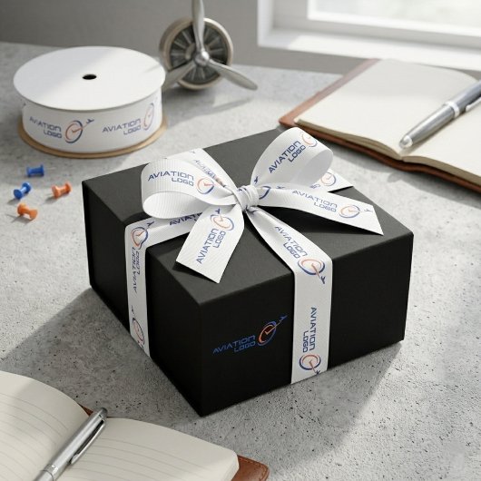 Ruban Gros-grain Custom Corporate Gift Logo Grosgrain Ribbon