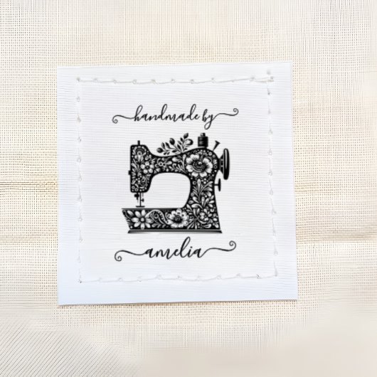 Ruban Gros-grain Custom cut and sew machine | sew in on label