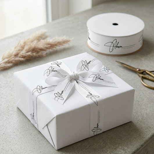 Ruban Gros-grain Custom Small Business Branding 