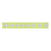 Ruban Gros-grain Daisy Simple Vert (Devant)