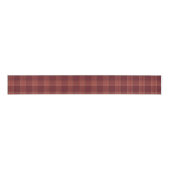 Ruban Gros-grain Dark Red Tartan Plaid (Devant)