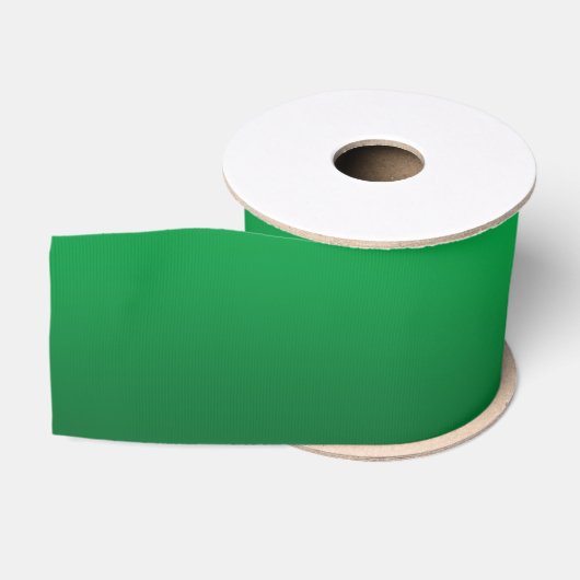 Ruban Gros-grain Dégradé de vert Kelly (Bobine)