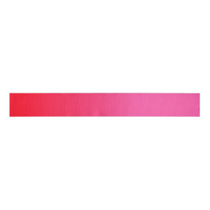 Ruban Gros-grain Dégradé rose et rouge