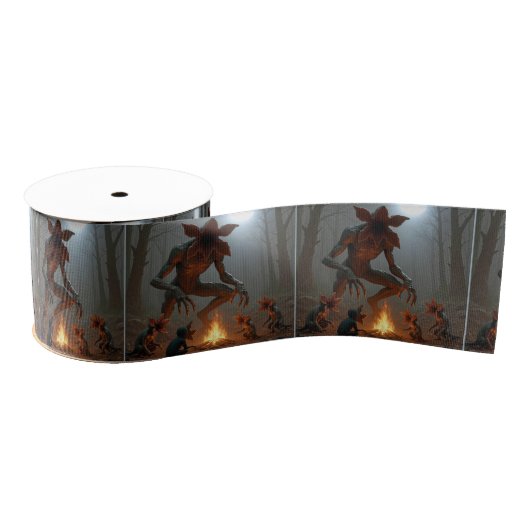 Ruban Gros-grain Demogorgon Creatures Around a Campfire (Bobine)