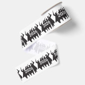Ruban Gros-grain Diplômés 2026 Silhouettes (Dos)