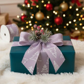 Ruban Gros-grain Doodle Christmas Fir-tree Spruce Gift Wrapping 