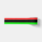Ruban Gros-grain Drapeau afro-américain totalement (Devant)