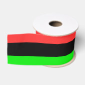 Ruban Gros-grain Drapeau afro-américain totalement (Bobine)
