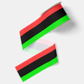 Ruban Gros-grain Drapeau afro-américain totalement (Dos)