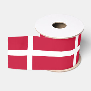 Ruban Gros-grain Drapeau du Danemark