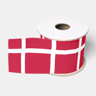 Ruban Gros-grain Drapeau du Danemark