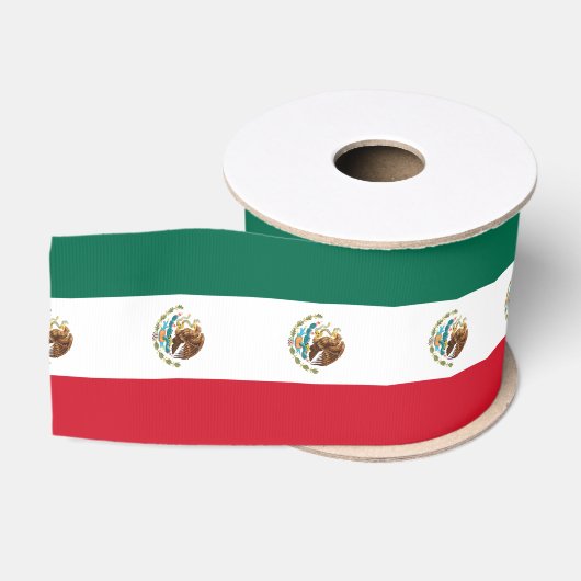 Ruban Gros-grain Drapeau du Mexique (Bobine)