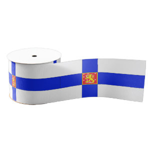 Ruban Gros-grain Drapeau finlandais