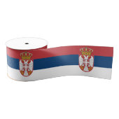 Ruban Gros-grain Drapeau serbe (Bobine)