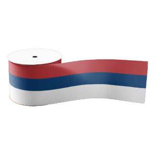 Ruban Gros-grain Drapeau serbe couleurs ruban, Tricolor, Serbie