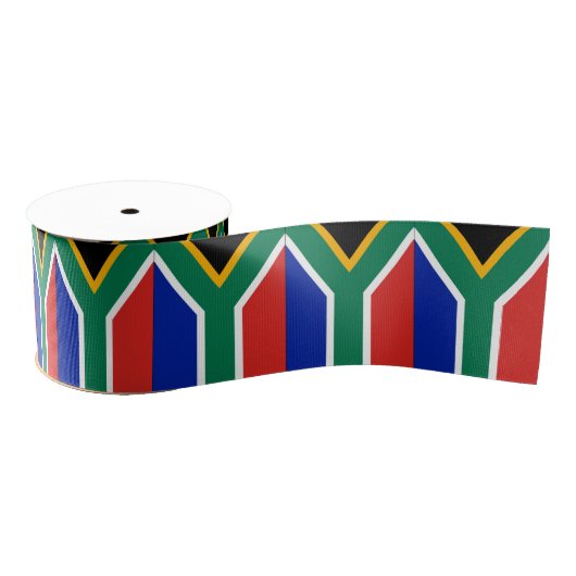 Ruban Gros-grain drapeau sud-africain (Bobine)