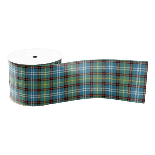 Ruban Gros-grain Dunedin New Zealand Tartan Plaid (Bobine)