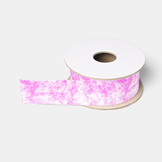 Ruban Gros-grain Éclaboussure rose (Bobine)