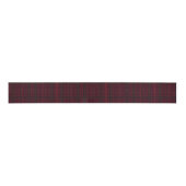 Ruban Gros-grain Elegant Burgundy Tartan (Devant)