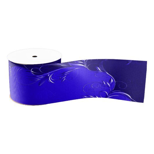 Ruban Gros-grain Élégant Mariage Royal Blue (Bobine)