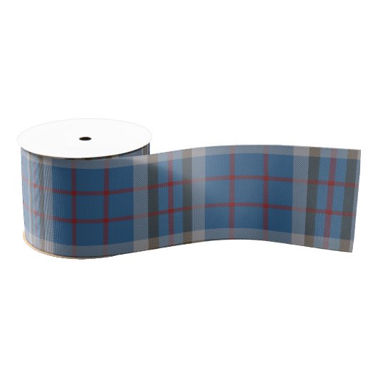 Ruban Gros-grain Elegant Plaid Rustic Thompson Tartan (Bobine)
