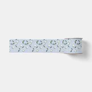 Ruban Gros-grain Emballage Cadeau Couronne d'Hiver