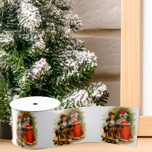 Ruban Gros-grain Enfants vintages Noël