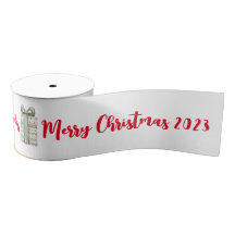 Enveloppe cadeau blanc Joyeux Noël personnalisé