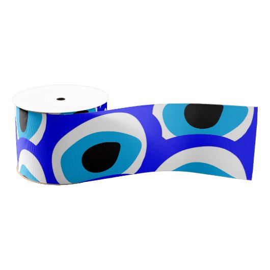 Ruban Gros-grain Evil Eye Talisman & arabe Amulet /turc, grec  (Bobine)