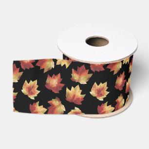 Ruban Gros-grain Feuilles d'érable