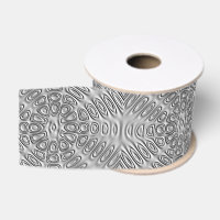 Fleur de relief de sable en métal de gris argenté