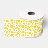 Ruban Gros-grain Fleur Jaune (Bobine)