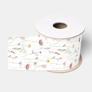 Ruban Gros-grain Fleurs Vintage