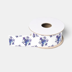 Ruban Gros-grain Flocon de neige Twinkle