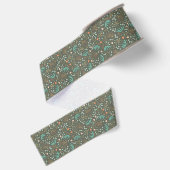 Ruban Gros-grain Floral de Christmas (Dos)