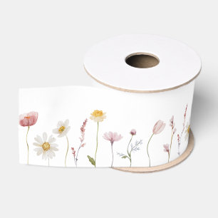Ruban Gros-grain Floral vintage