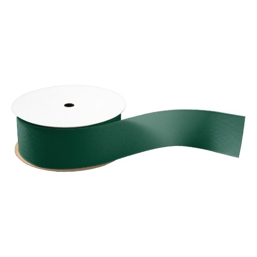 Ruban Gros-grain Forêt solide vert foncé (Bobine)