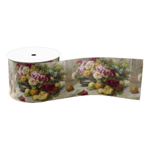 Ruban Gros-grain Georges Jeannin La vie des Roses et des fruits