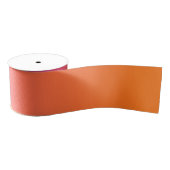 Ruban Gros-grain Gradient orange et rose (Bobine)