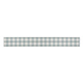 Ruban Gros-grain Green Plaid En vichy Country Farmhouse Simple (Devant)
